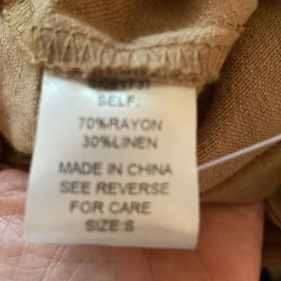 Seen + Seen island Goods NWT wide leg linen overalls - Picture 9 of 10